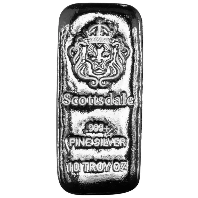 Scottsdale "Chunky" 10 oz Silver Cast Bar