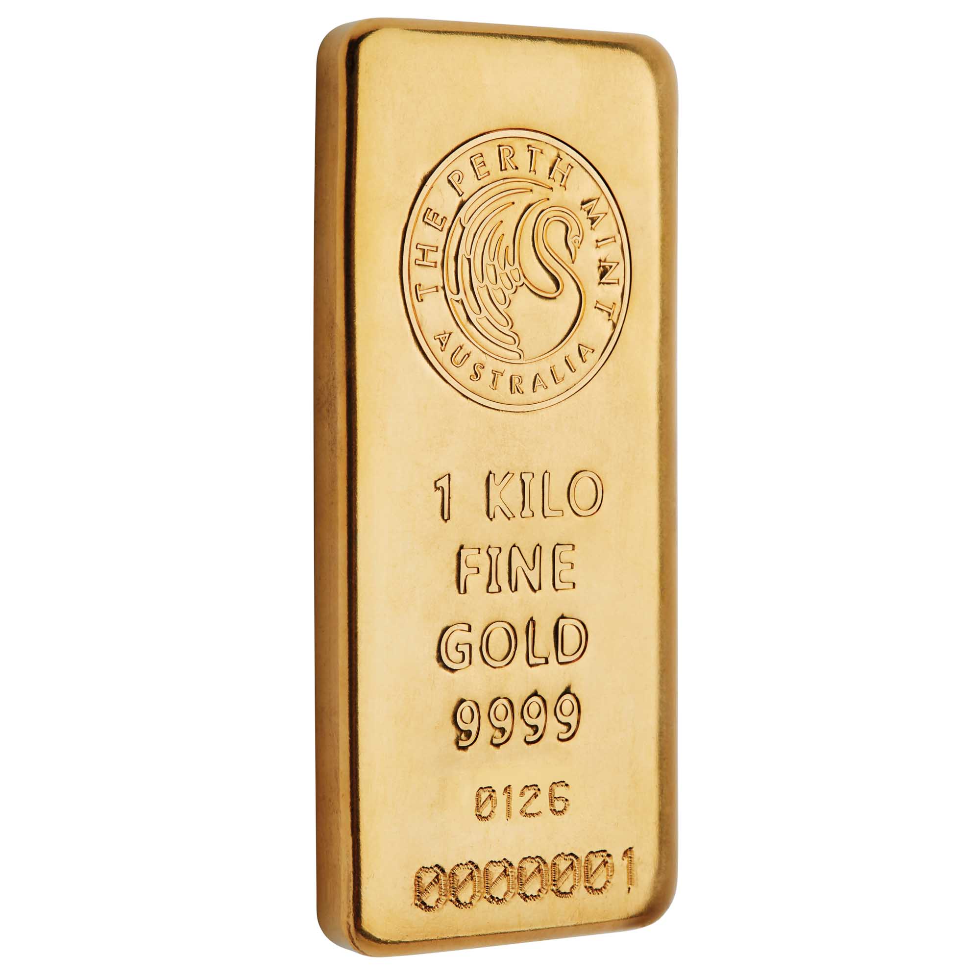 The Perth Mint 1 Kilo Gold Cast Bar