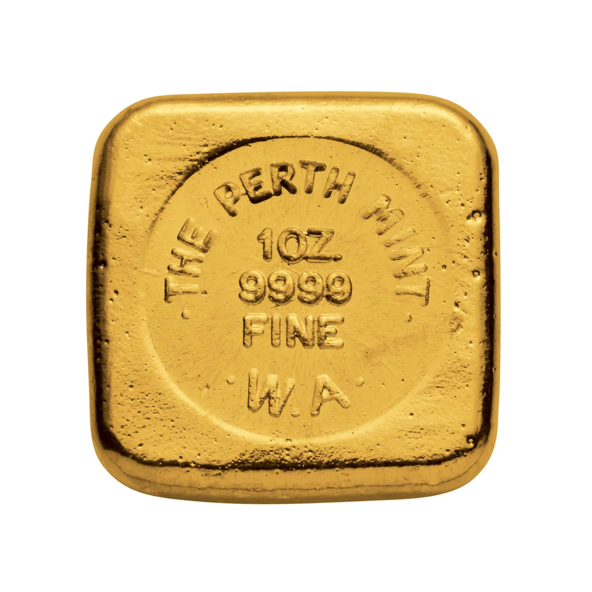 The Perth Mint 1oz Gold Cast Bar